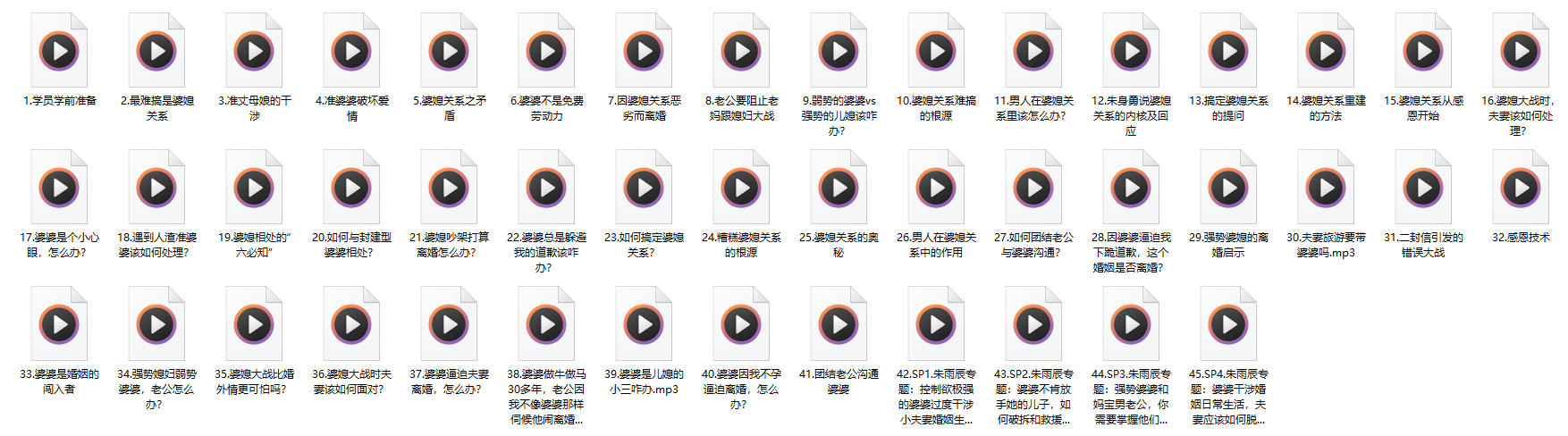 朱身勇-婆媳冲突管理-百度网盘-下载