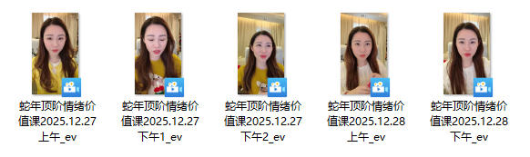《蛇年顶阶情绪价值课》Ayawawa系列课