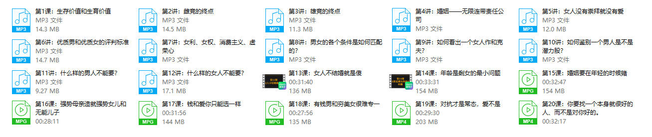 两性博弈大师课，雌雄的终点
