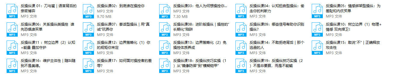 《反操纵课理论版》19节音频，良叔系列课
