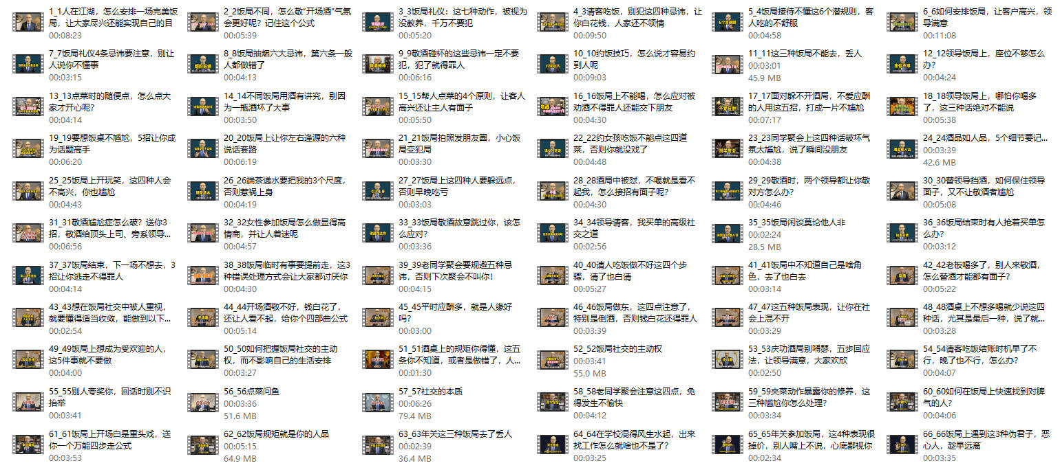 《高端饭局社交》教你吃出好运财运，郭云平课程