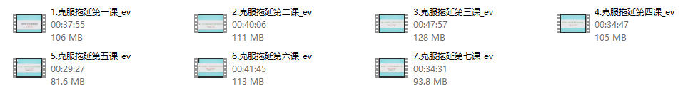 《战胜拖延执行力提升训练营》13节完结，琳子博士课程