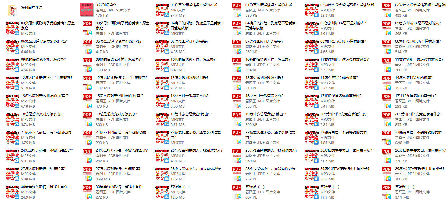 《30堂爱情必修课,做个被宠爱的聪明女人 》音频