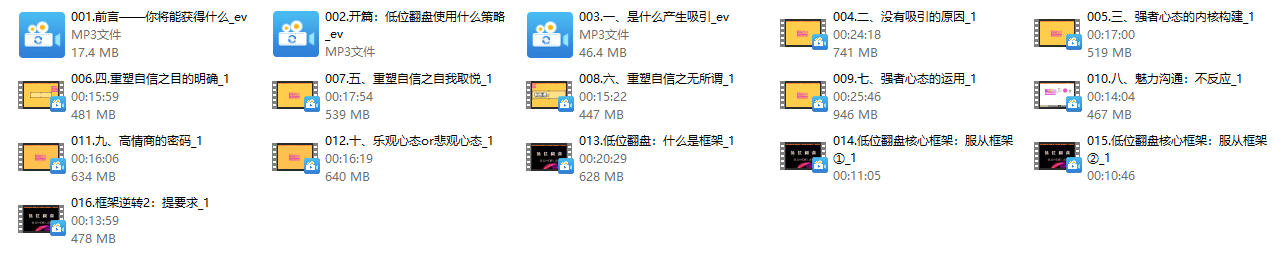 《极致吸引》低位翻盘觉醒之路，李大魔课程