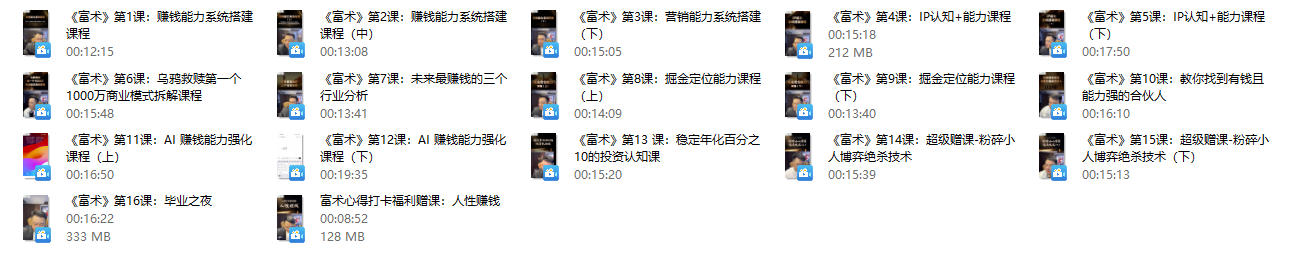 《富术》剪辑版，乌鸦救赎系列课