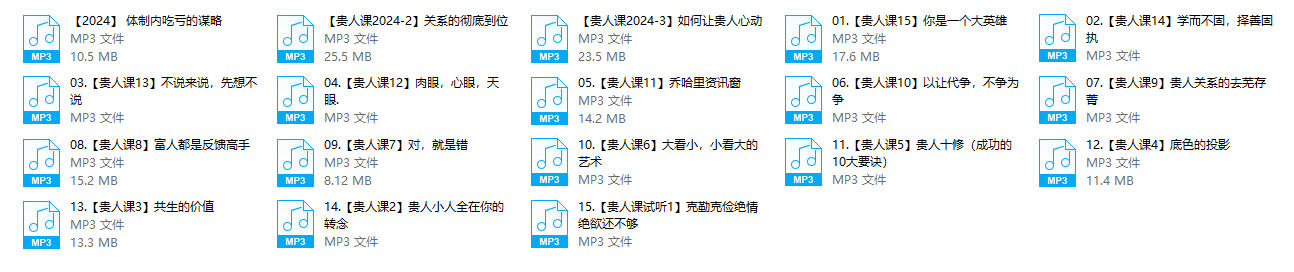 《贵人助你1年顶10年》15集全，甄琦学长系列课