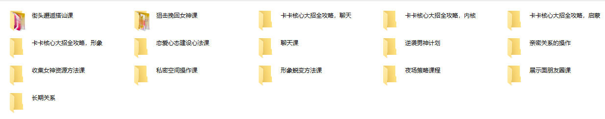《魅力男神计划》合集,卡卡系列课