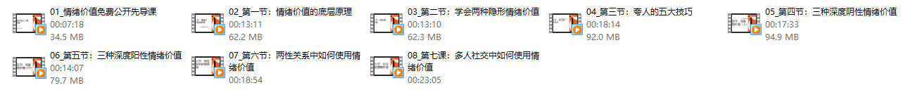 《情绪价值入门课》方赏系列课