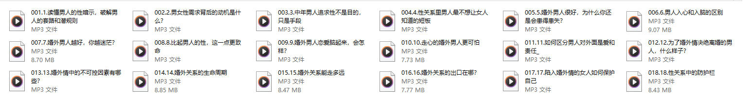 《看懂人性，不被男人的“爱”蒙骗》（音频）-18节，火养成长营