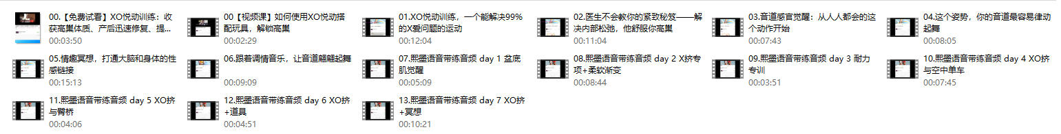 《悦动训练7天陪练》音频（完结），李熙墨系列课