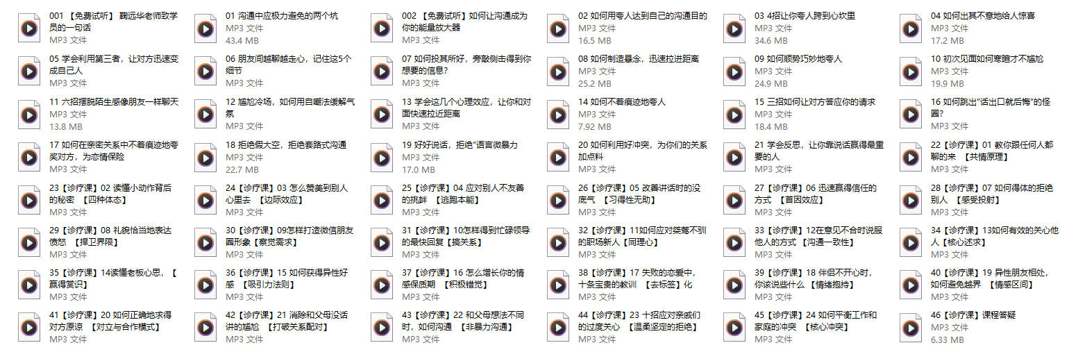 《社交技能 高情商人士必备21招》46节音频